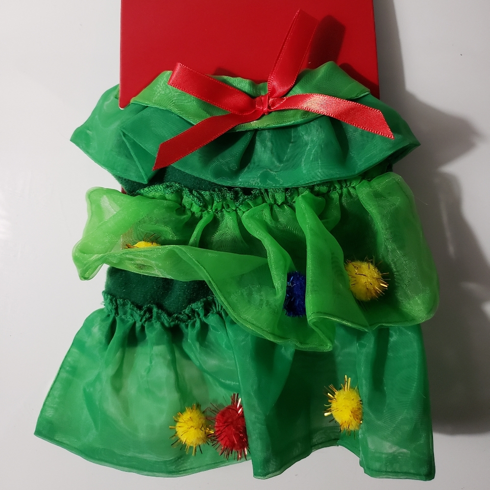 Small dog costume xmas tree